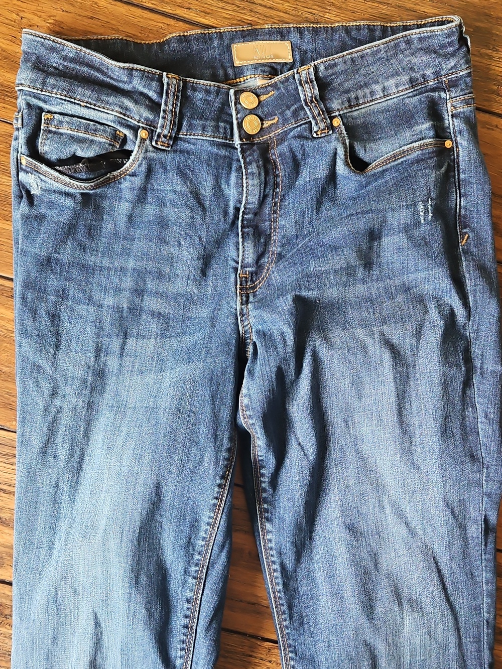 Size‎ 10 Kut from the Kloth Dark Blue Denim Jeans Highrise Bootcut - Picture 2 of 5